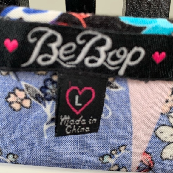 BeBop Boho Patchwork Pattern Floral Paisley Wrap V-Neck Mini Dress WDress14 - Picture 11 of 12